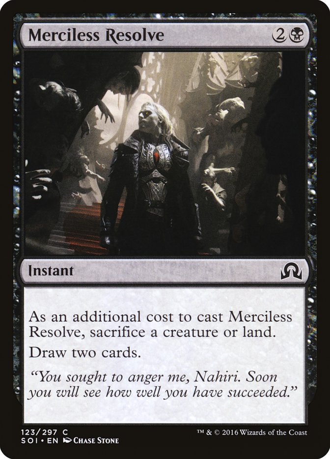 Merciless Resolve [Shadows over Innistrad] | Silver Goblin