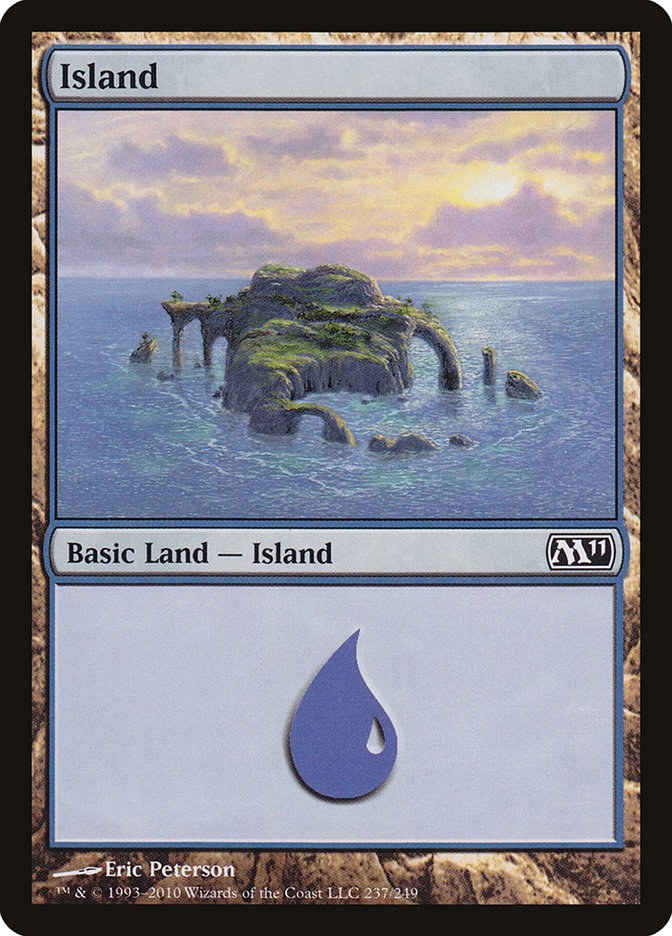 Island (237) [Magic 2011] | Silver Goblin