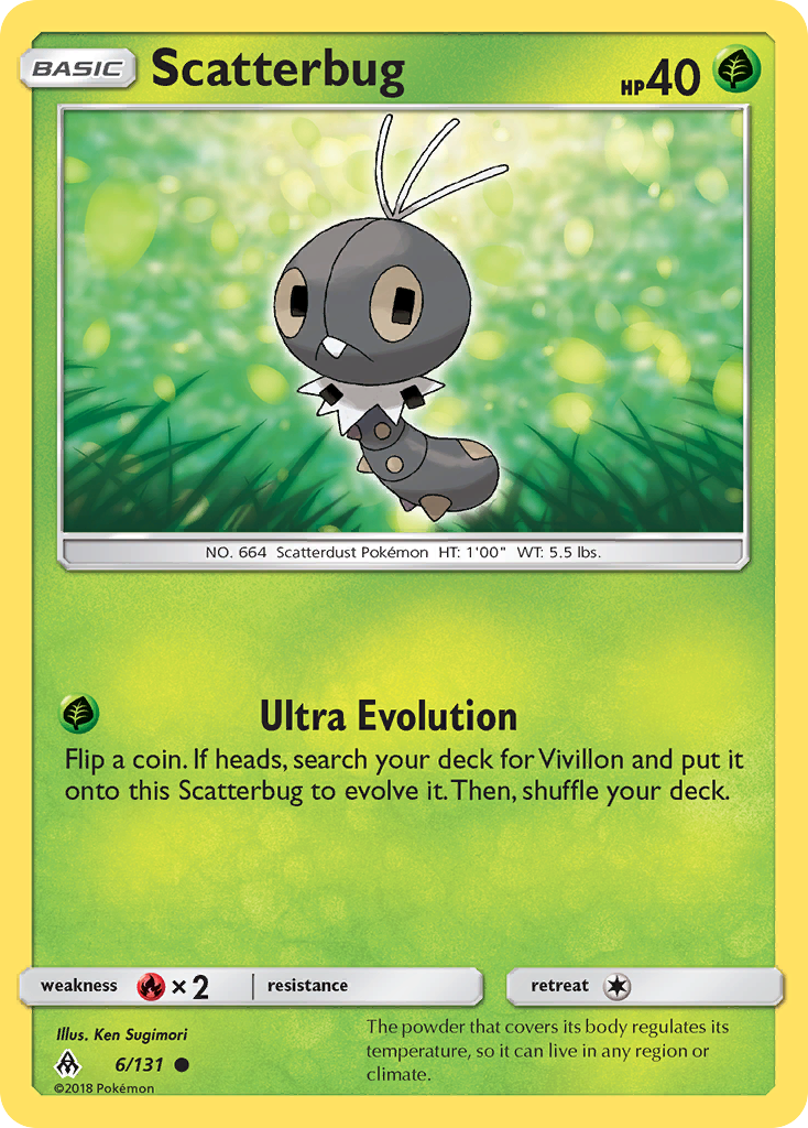 Scatterbug (6/131) [Sun & Moon: Forbidden Light] | Silver Goblin