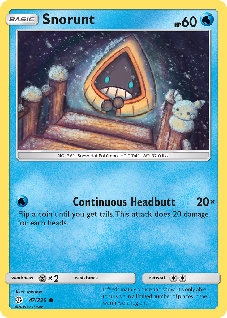 Snorunt (47/236) [Sun & Moon: Cosmic Eclipse] | Silver Goblin