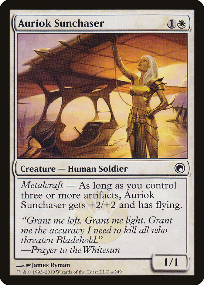 Auriok Sunchaser [Scars of Mirrodin] | Silver Goblin