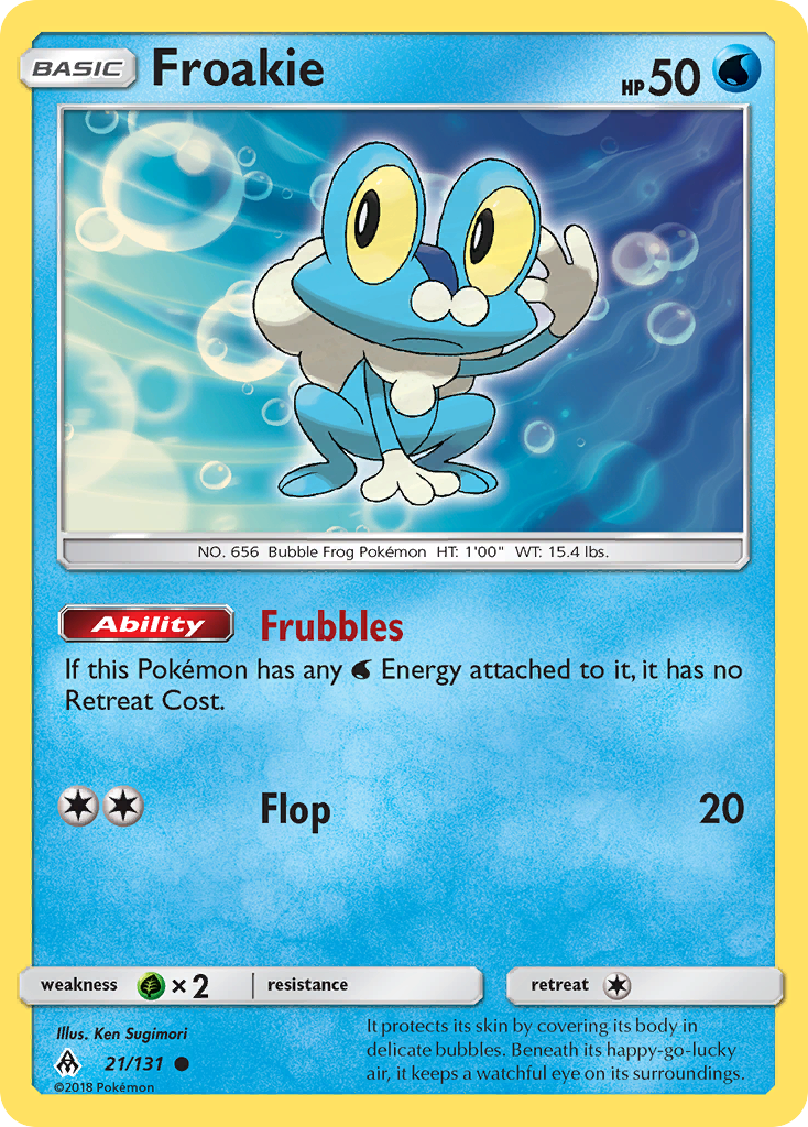 Froakie (21/131) [Sun & Moon: Forbidden Light] | Silver Goblin