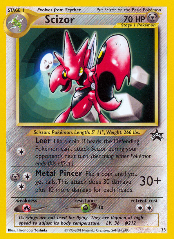 Scizor (33) [Wizards of the Coast: Black Star Promos] | Silver Goblin