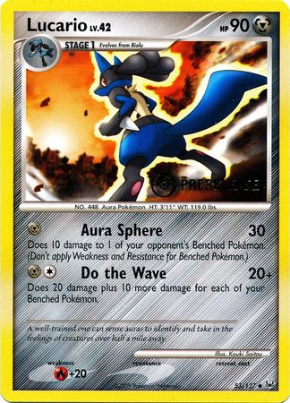 Lucario (53/127) (Prerelease Promo) [Diamond & Pearl: Black Star Promos] | Silver Goblin