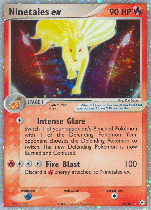 Ninetales ex (96/101) [EX: Hidden Legends] | Silver Goblin