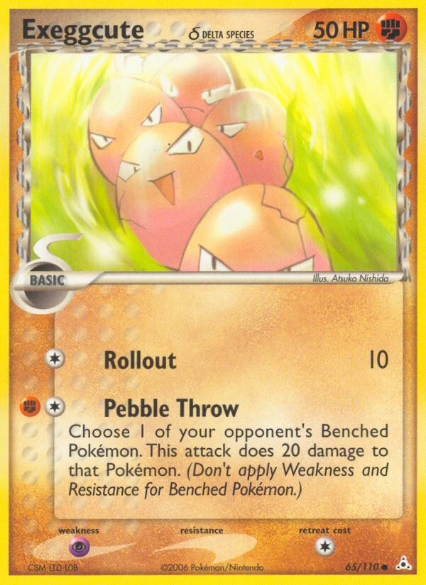 Exeggcute (65/110) (Delta Species) [EX: Holon Phantoms] | Silver Goblin