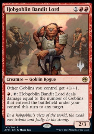 Hobgoblin Bandit Lord (Promo Pack) [Dungeons & Dragons: Adventures in the Forgotten Realms Promos] | Silver Goblin