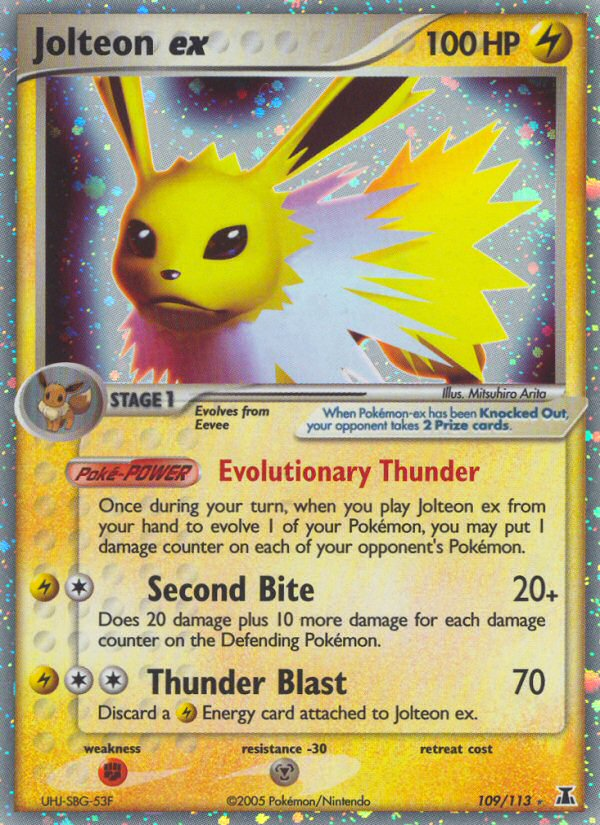 Jolteon ex (109/113) [EX: Delta Species] | Silver Goblin