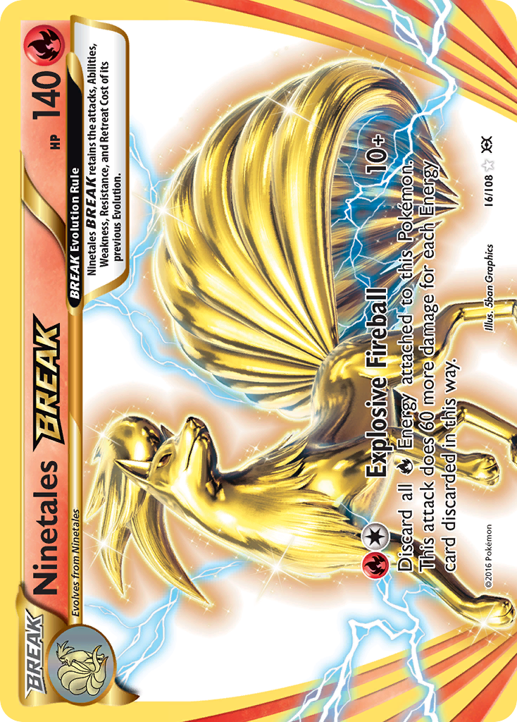 Ninetales BREAK (16/108) [XY: Evolutions] | Silver Goblin