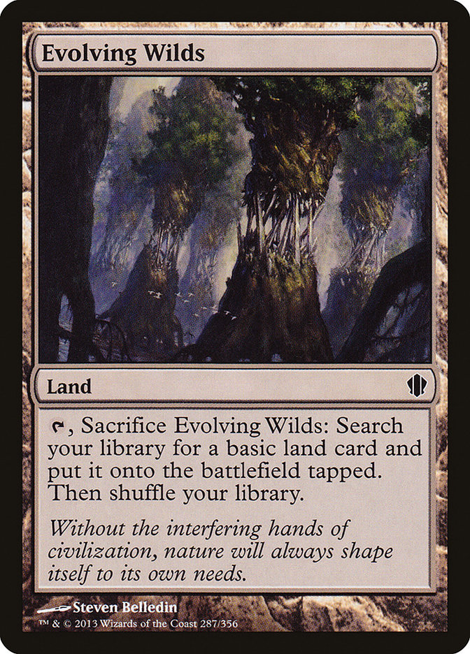 Evolving Wilds [Commander 2013] | Silver Goblin