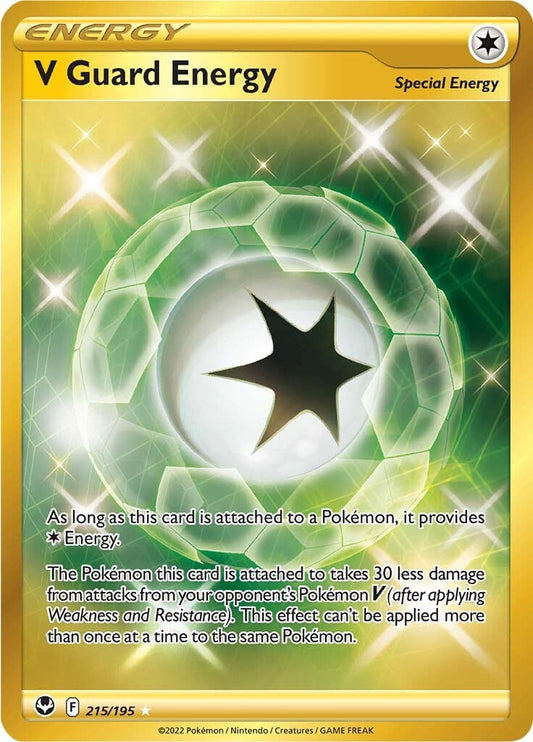 V Guard Energy (Secret) (215) Holofoil - SWSH12 Silver Tempest