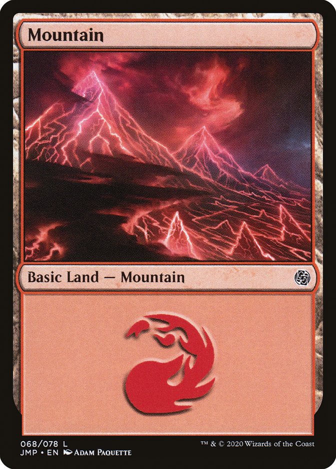 Mountain (68) [Jumpstart] | Silver Goblin