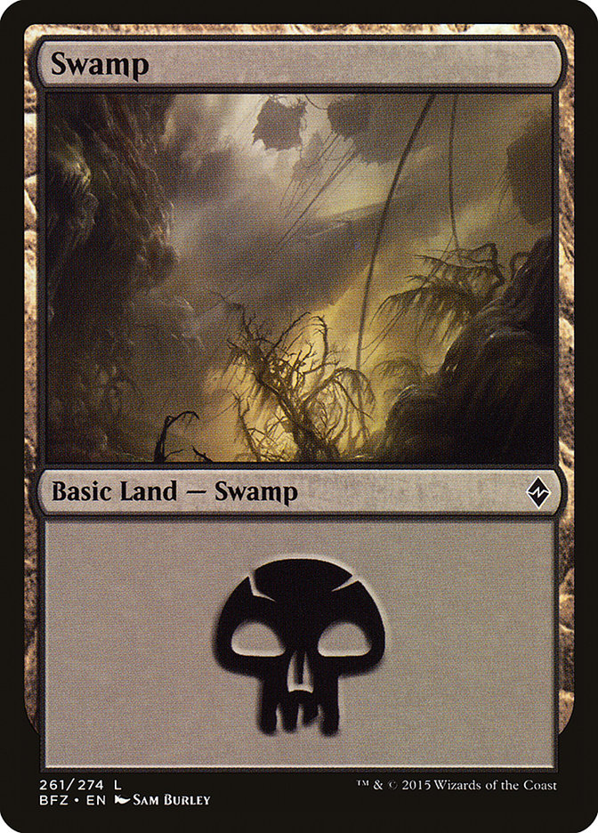 Swamp (261) [Battle for Zendikar] | Silver Goblin