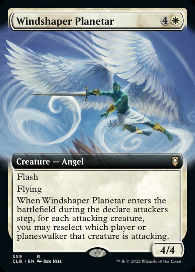 Windshaper Planetar (Extended Art) [Commander Legends: Battle for Baldur's Gate] | Silver Goblin