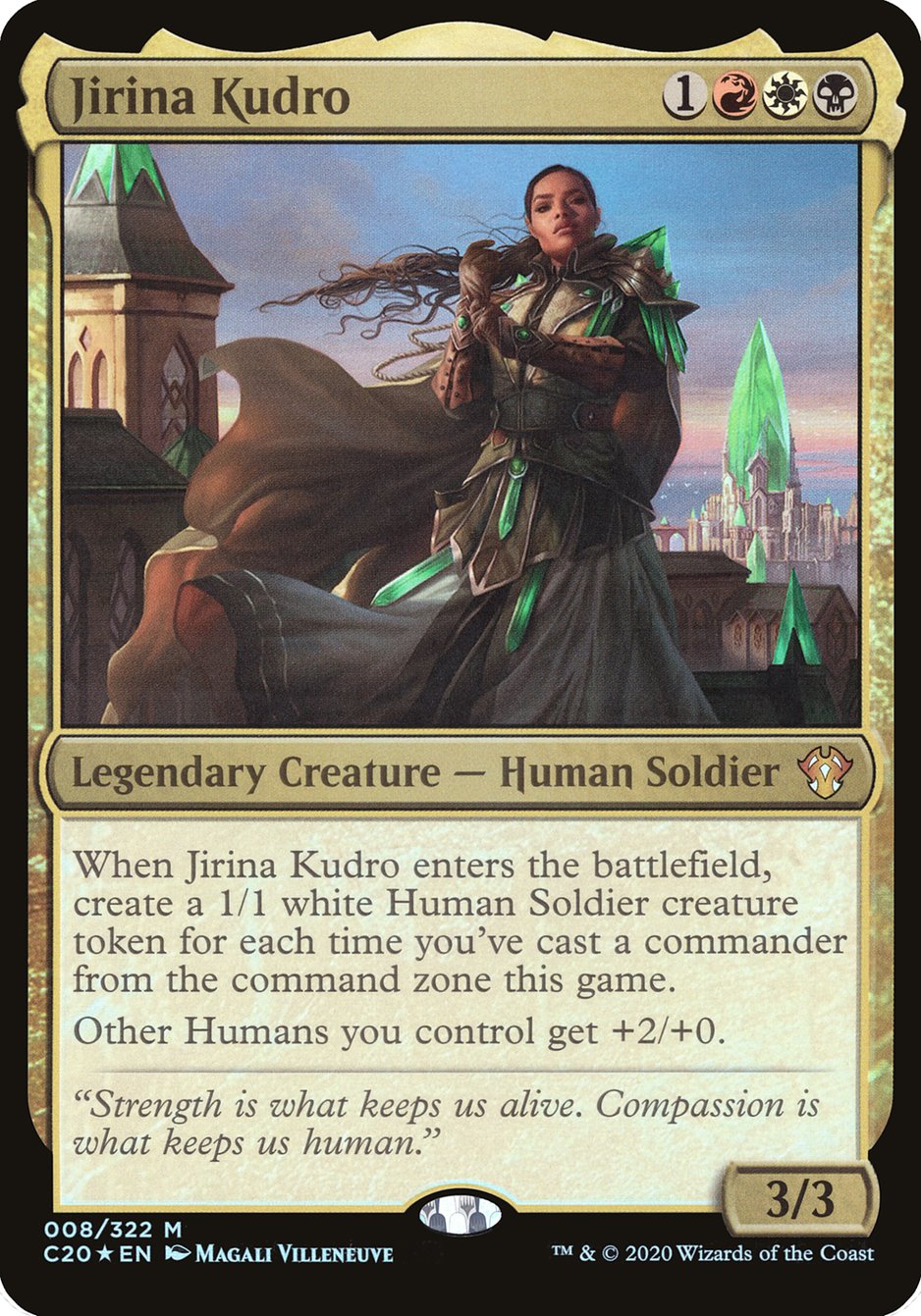 Jirina Kudro (Oversized) [Commander 2020 Oversized] | Silver Goblin