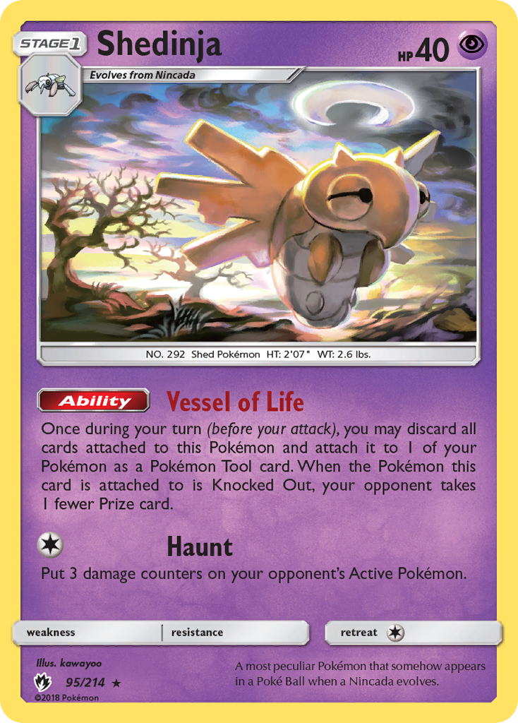 Shedinja (95/214) [Sun & Moon: Lost Thunder] | Silver Goblin