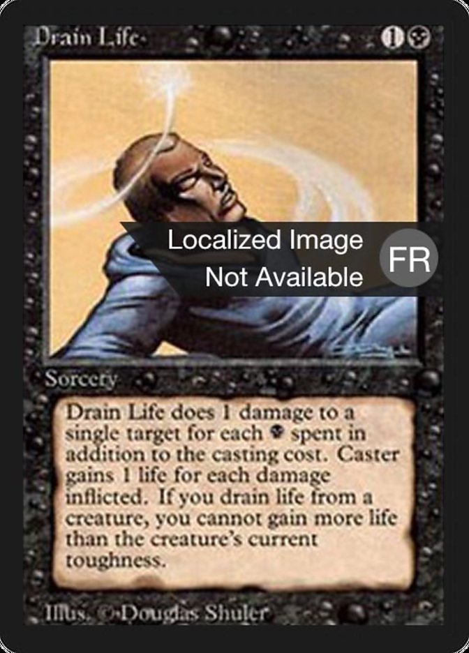 Drain Life [Foreign Black Border] | Silver Goblin