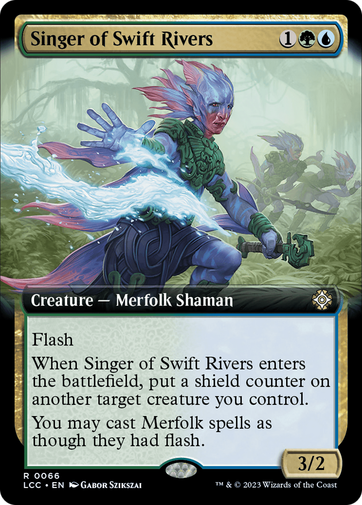 Singer of Swift Rivers (Extended Art) [The Lost Caverns of Ixalan Commander] | Silver Goblin