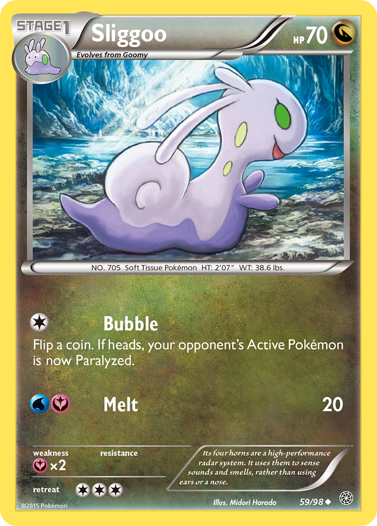 Sliggoo (59/98) [XY: Ancient Origins] | Silver Goblin