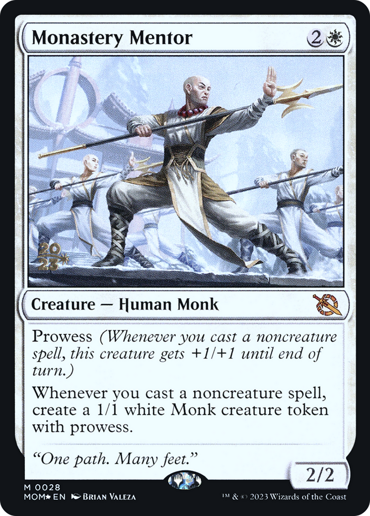 Monastery Mentor [March of the Machine Prerelease Promos] | Silver Goblin