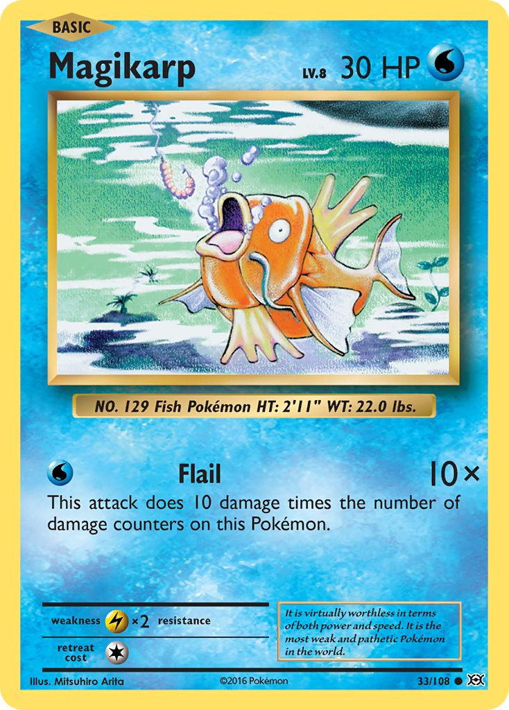 Magikarp (33/108) [XY: Evolutions] | Silver Goblin