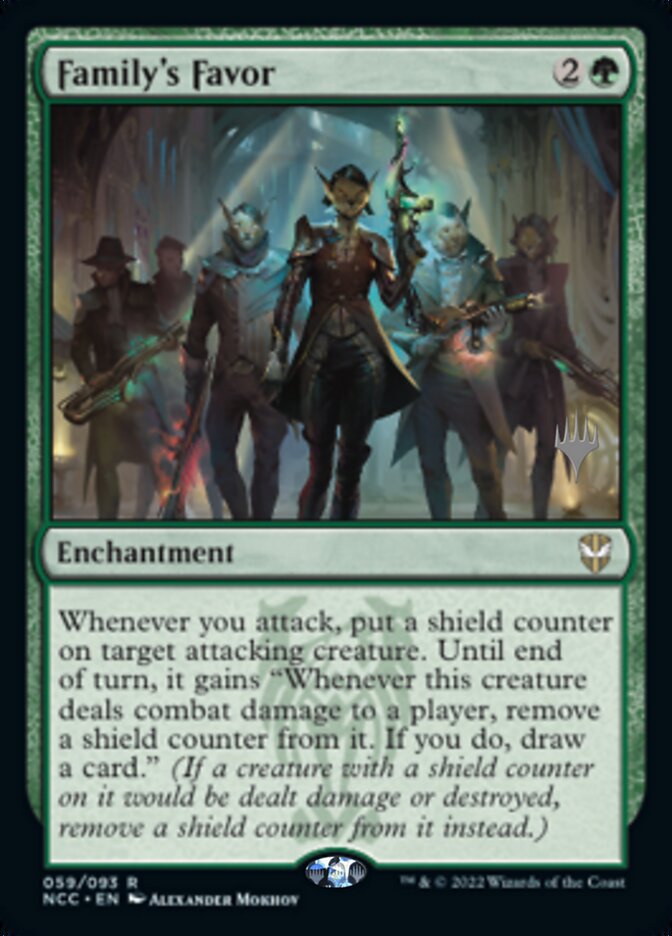 Family's Favor (Promo Pack) [Streets of New Capenna Commander Promos] | Silver Goblin
