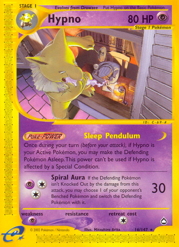 Hypno (16/147) [Aquapolis] | Silver Goblin