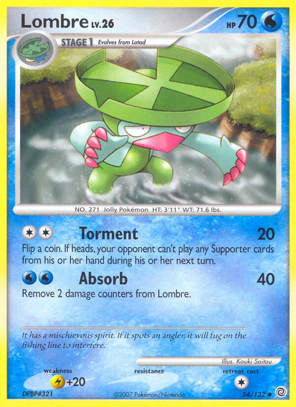 Lombre (54/132) [Diamond & Pearl: Secret Wonders] | Silver Goblin