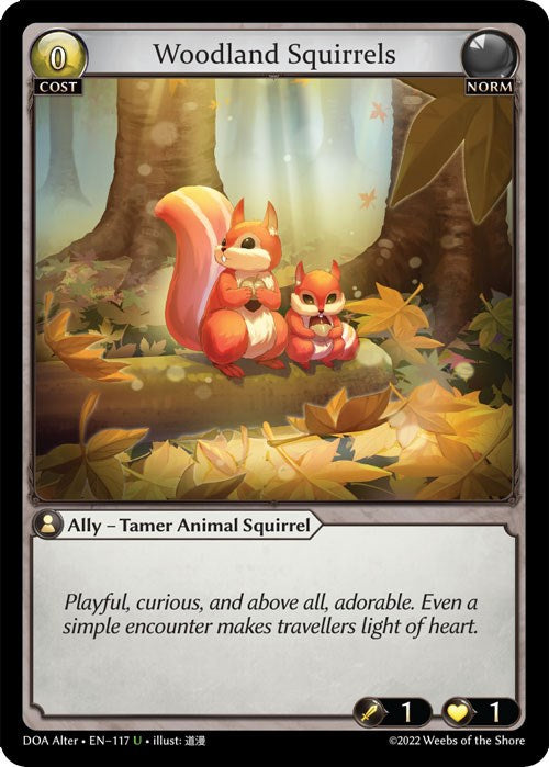 Woodland Squirrels (117) [Dawn of Ashes: Alter Edition] | Silver Goblin