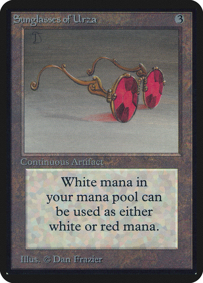 Sunglasses of Urza [Alpha Edition] | Silver Goblin