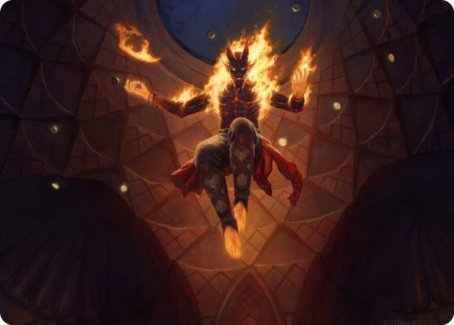 Yusri, Fortune's Flame Art Card [Modern Horizons 2 Art Series] | Silver Goblin