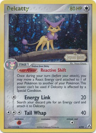 Delcatty (4/92) (Stamped) [EX: Legend Maker] | Silver Goblin