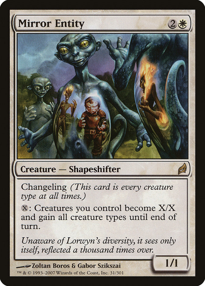 Mirror Entity [Lorwyn] | Silver Goblin