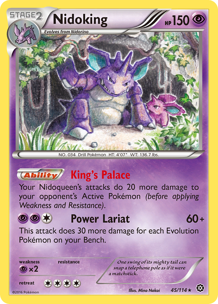 Nidoking (45/114) [XY: Steam Siege] | Silver Goblin