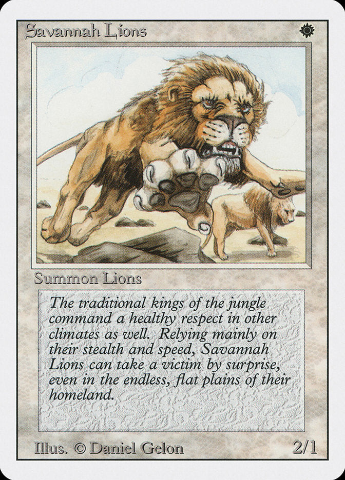 Savannah Lions [Revised Edition] | Silver Goblin