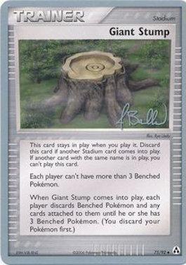 Giant Stump (75/92) (Eeveelutions - Jimmy Ballard) [World Championships 2006] | Silver Goblin