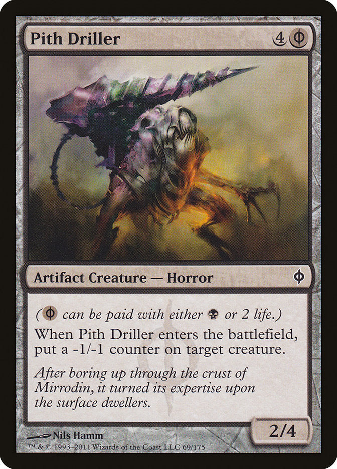 Pith Driller [New Phyrexia] | Silver Goblin