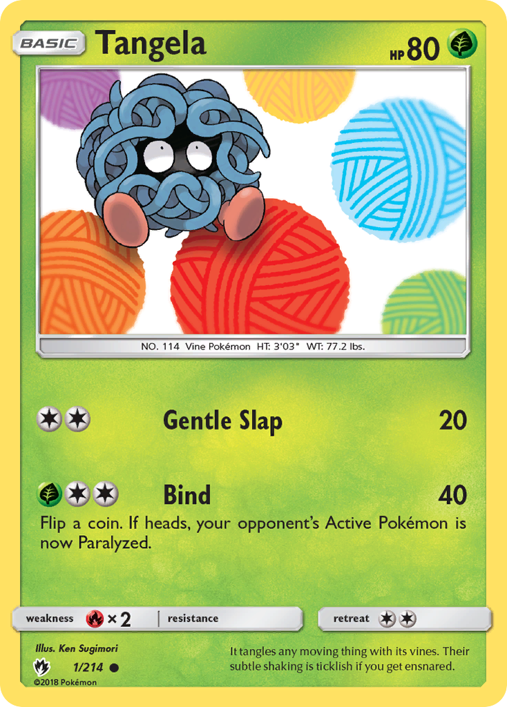 Tangela (1/214) [Sun & Moon: Lost Thunder] | Silver Goblin