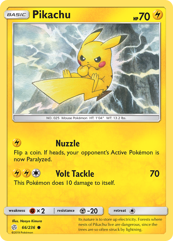 Pikachu (66/236) [Sun & Moon: Cosmic Eclipse] | Silver Goblin