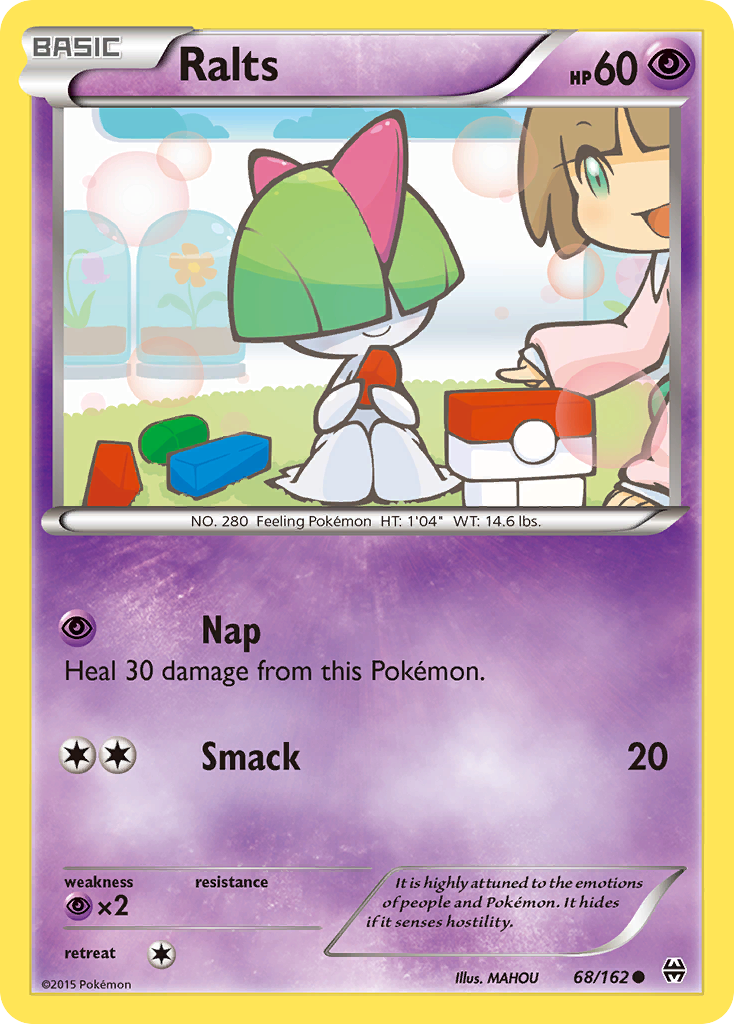 Ralts (68/162) [XY: BREAKthrough] | Silver Goblin