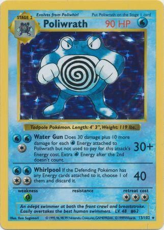 Poliwrath (13/102) [Base Set Shadowless Unlimited] | Silver Goblin