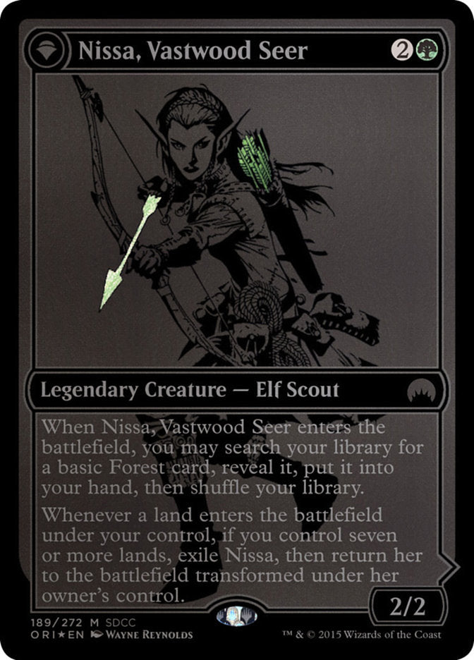 Nissa, Vastwood Seer (SDCC 2015 Exclusive) (189) Foil - San Diego Comic-Con 2015