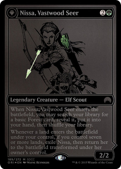 Nissa, Vastwood Seer (SDCC 2015 Exclusive) (189) Foil - San Diego Comic-Con 2015