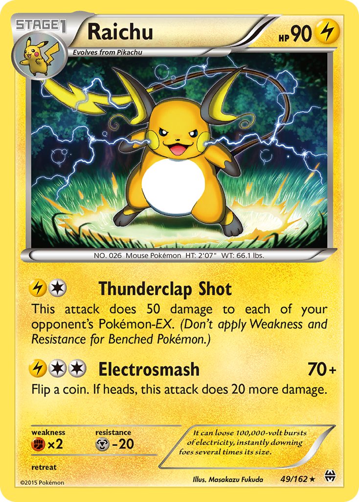 Raichu (49/162) [XY: BREAKthrough] | Silver Goblin