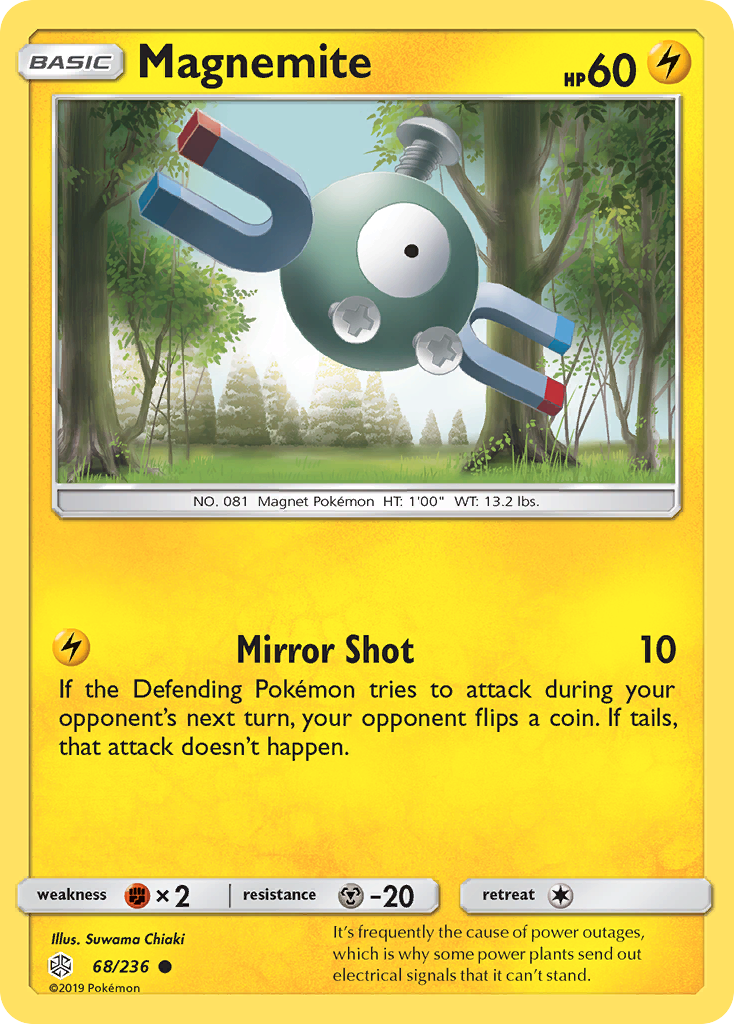 Magnemite (68/236) [Sun & Moon: Cosmic Eclipse] | Silver Goblin