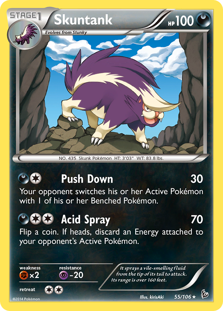 Skuntank (55/106) [XY: Flashfire] | Silver Goblin