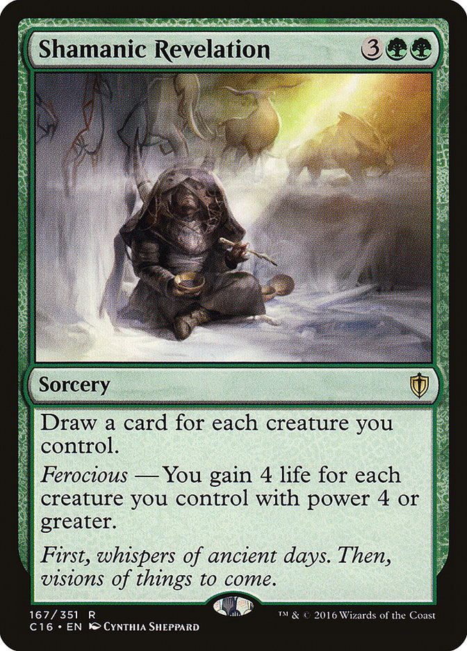 Shamanic Revelation [Commander 2016] | Silver Goblin