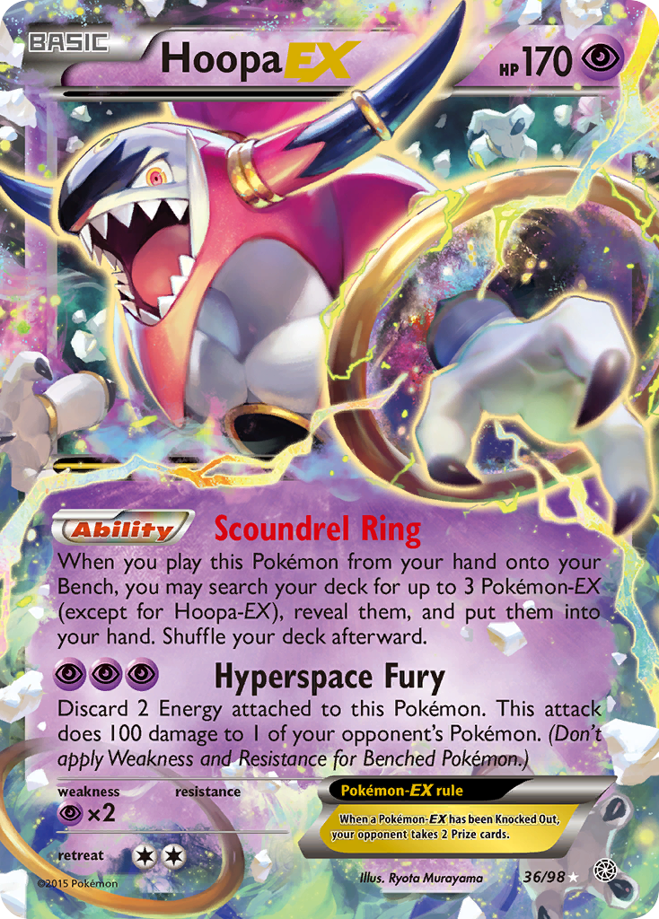 Hoopa EX (36/98) [XY: Ancient Origins] | Silver Goblin