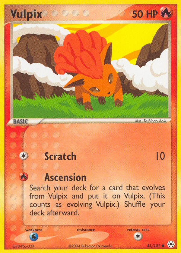 Vulpix (81/101) [EX: Hidden Legends] | Silver Goblin