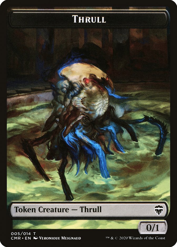 Spirit // Thrull Double-Sided Token [Commander Legends Tokens] | Silver Goblin